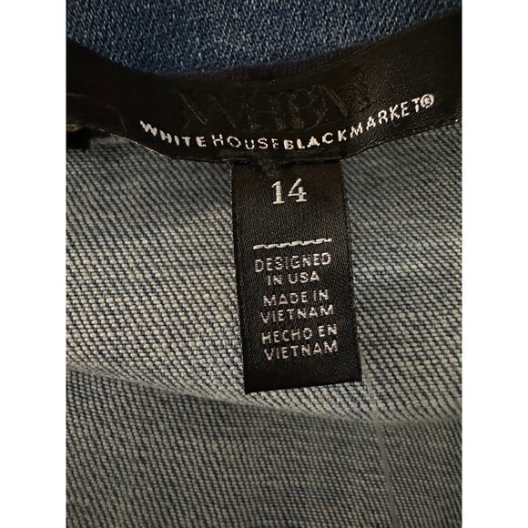 White House Black House Denim & Tweed Jacket - Picture 6 of 8